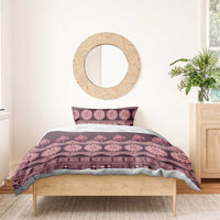 Bula Fiji Iri ni Meke Bedding Set Piqi Fijian Masi - Polynesian Pride