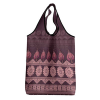 Bula Fiji Iri ni Meke Grocery Bag Piqi Fijian Masi - Polynesian Pride