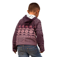 Bula Fiji Iri ni Meke Kid Hoodie Piqi Fijian Masi - Polynesian Pride