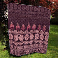 Bula Fiji Iri ni Meke Quilt Piqi Fijian Masi - Polynesian Pride