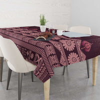 Bula Fiji Iri ni Meke Tablecloth Piqi Fijian Masi - Polynesian Pride