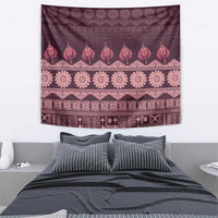 Bula Fiji Iri ni Meke Tapestry Piqi Fijian Masi - Polynesian Pride