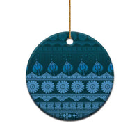 Bula Fiji Iri ni Meke Ceramic Ornament Karakarawa Fijian Masi - Polynesian Pride