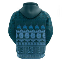 Bula Fiji Iri ni Meke Hoodie Karakarawa Fijian Masi - Polynesian Pride