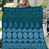 Bula Fiji Iri ni Meke Quilt Karakarawa Fijian Masi - Polynesian Pride