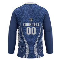Auckland 2026 Rugby Custom Hockey Jersey NZ Maori Silver Fern LT14 - Polynesian Pride