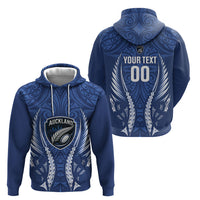 Auckland 2026 Rugby Custom Hoodie NZ Maori Silver Fern