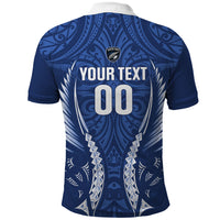 Auckland 2026 Rugby Custom Polo Shirt NZ Maori Silver Fern