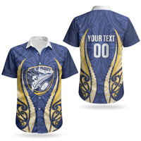 Bay of Plenty 2026 Rugby Custom Couples Matching Off Shoulder Maxi Dress and Hawaiian Shirt NZ Maori Silver Fern LT14 - Polynesian Pride