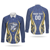 Bay of Plenty 2026 Rugby Custom Couples Matching Short Sleeve Bodycon Dress and Long Sleeve Button Shirt NZ Maori Silver Fern LT14 - Polynesian Pride