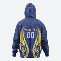 Bay of Plenty 2026 Rugby Custom Zip Hoodie NZ Maori Silver Fern LT14 - Polynesian Pride