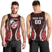 Canterbury 2026 Rugby Custom Men Tank Top NZ Maori Silver Fern