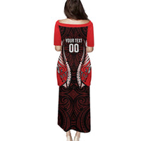 Canterbury 2026 Rugby Custom Puletasi NZ Maori Silver Fern LT14 - Polynesian Pride