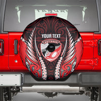 Canterbury 2026 Rugby Custom Spare Tire Cover NZ Maori Silver Fern