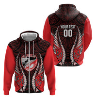Canterbury 2026 Rugby Custom Zip Hoodie NZ Maori Silver Fern