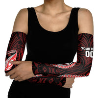 Counties Manukau 2026 Rugby Custom Arm Sleeves NZ Maori Silver Fern