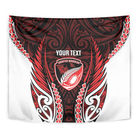 Counties Manukau 2026 Rugby Custom Tapestry NZ Maori Silver Fern