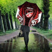 Counties Manukau 2026 Rugby Custom Umbrella NZ Maori Silver Fern LT14 - Polynesian Pride