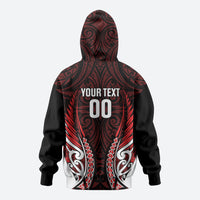 Counties Manukau 2026 Rugby Custom Zip Hoodie NZ Maori Silver Fern