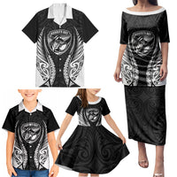 Hawke's Bay 2026 Rugby Custom Family Matching Puletasi and Hawaiian Shirt NZ Maori Silver Fern LT14 - Polynesian Pride
