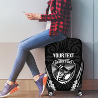 Hawke's Bay 2026 Rugby Custom Luggage Cover NZ Maori Silver Fern LT14 - Polynesian Pride