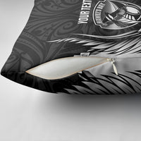 Hawke's Bay 2026 Rugby Custom Pillow Cover NZ Maori Silver Fern