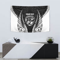 Hawke's Bay 2026 Rugby Custom Tapestry NZ Maori Silver Fern