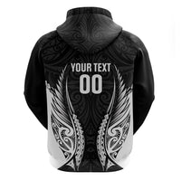 Hawke's Bay 2026 Rugby Custom Zip Hoodie NZ Maori Silver Fern
