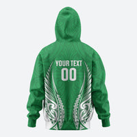 Manawatu 2026 Rugby Custom Zip Hoodie NZ Maori Silver Fern