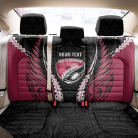 North Harbour 2026 Rugby Custom Back Car Seat Cover NZ Maori Silver Fern LT14 - Polynesian Pride
