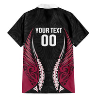 North Harbour 2026 Rugby Custom Family Matching Short Sleeve Bodycon Dress and Hawaiian Shirt NZ Maori Silver Fern LT14 - Polynesian Pride