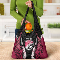 North Harbour 2026 Rugby Custom Grocery Bag NZ Maori Silver Fern