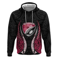 North Harbour 2026 Rugby Custom Hoodie NZ Maori Silver Fern