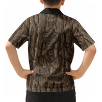Kioranga Moriori New Zealand Kid Hawaiian Shirt Kopi Rakau Carving Art LT14 - Polynesian Pride
