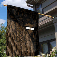 Moriori Kekoru New Zealand Personalised Garden Flag Kopi Rakau Carving Chatham Islands Map LT14 - Polynesian Pride