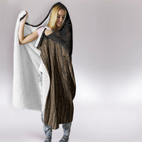 Moriori Kekoru New Zealand Personalised Hooded Blanket Kopi Rakau Carving Chatham Islands Map LT14 - Polynesian Pride