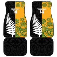 New Zealand Australia Rugby Bledisloe 2026 Custom Car Mats Champion Trophy Maori Aboriginal Art LT14 - Polynesian Pride