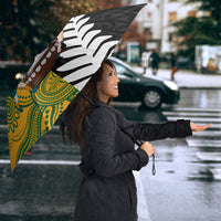 New Zealand Australia Rugby Bledisloe 2026 Umbrella Champion Trophy Maori Aboriginal Art LT14 - Polynesian Pride