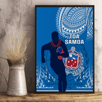 Samoa Rugby Canvas Wall Art Pacific 2023 Go Toa Samoa LT14 - Polynesian Pride