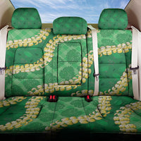 Green Palaka Hawaii Mele Kalikimaka Back Car Seat Cover Ohia Lehua Monstera Puakenikeni Lei LT14 One Size Green - Polynesian Pride