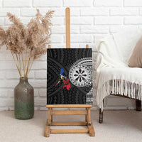 Philippines Strong Canvas Wall Art Filipino Map Polynesian Tattoo - Polynesian Pride