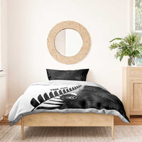 New Zealand Lawn Bowls Custom Bedding Set Aotearoa Silver Fern - Polynesian Pride