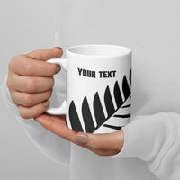 New Zealand Lawn Bowls Custom Ceramic Mug Aotearoa Silver Fern - Polynesian Pride