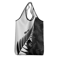 New Zealand Lawn Bowls Custom Grocery Bag Aotearoa Silver Fern - Polynesian Pride