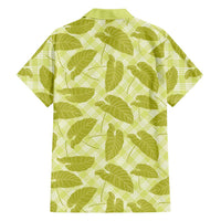 Lime Green Hawaii Kalo Palaka Motifs Family Matching Tank Maxi Dress and Hawaiian Shirt Hawaiian Taro Leaves Elegant Vibes LT14 - Polynesian Pride