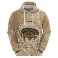 Tonga Skink Kava Bowl Hoodie Vintage Tongan Ngatu Pattern
