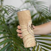 Tonga Skink Kava Bowl Skinny Tumbler Vintage Tongan Ngatu Pattern