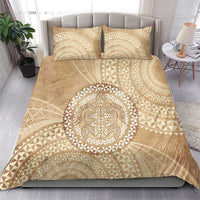 Tonga Ngatu Turtle Bedding Set Vintage Tongan Tapa Cloth