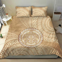 Tonga Ngatu Turtle Bedding Set Vintage Tongan Tapa Cloth