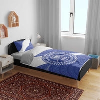 Queen Salote College 100th Anniversary Personalized Bedding Set Est 1926 Kolisi Fefine Tongan Ngatu Pattern